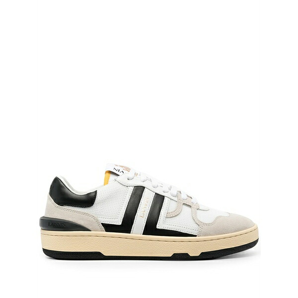 ランバン レディース スニーカー シューズ Panelled low-top sneakers White