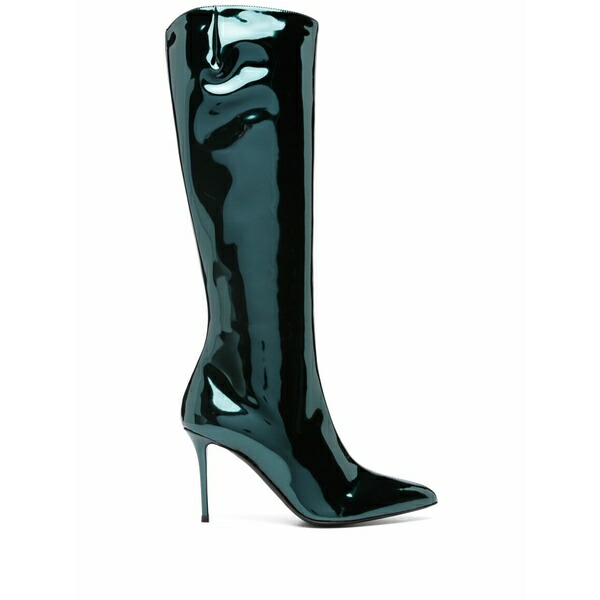 ジュゼッペザノッティ レディース ブーツ シューズ 95粍 pointed-toe leather boots Green