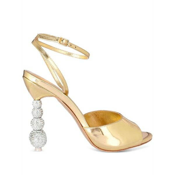 ソフィアウェブスター レディース サンダル シューズ 100粍 natalia crystal-heeled sandals Gold
