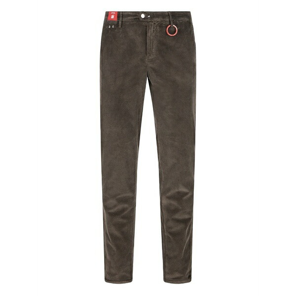 トラマロッサ メンズ 心地好いズボン下 ボトムス Luis belt-loop trousers Brown