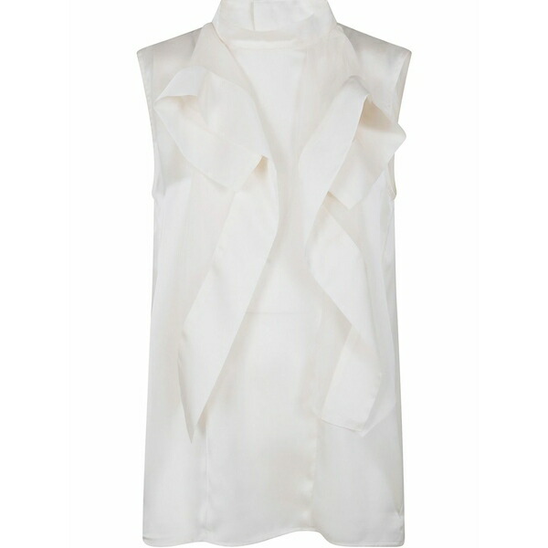 サカイ レディース カットソー トップス Ruffled top White