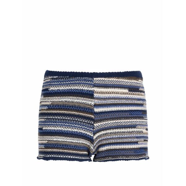 プロエンザ スクーラー 白いこと 付け札 レディース 心地好いズボン下 ボトムス Jenna knit shorts Blue
