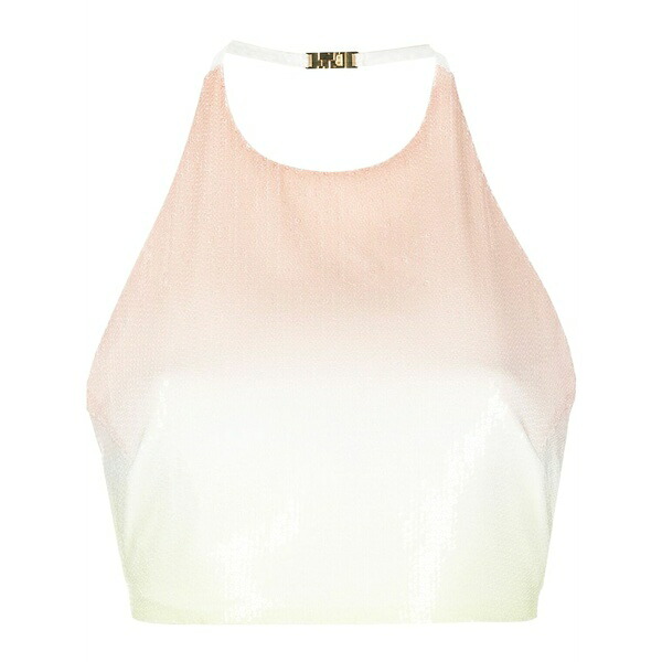 ジーシーディーエス レディース カットソー トップス Degrade sequin top Orange