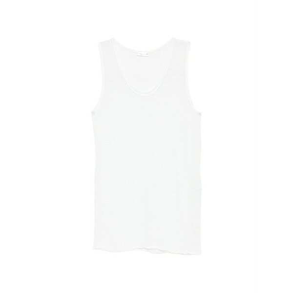 ロベルトコリーナ レディース カットソー トップス Knitted tank top White