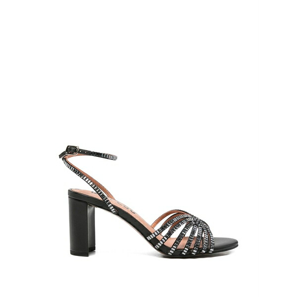 ビビロウ レディース サンダル シューズ Serabi embellished sandals Black