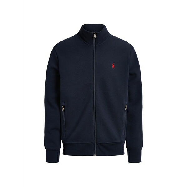 ラルフローレン メンズ パーカー・スウェットシャツ アウター Embroidered-logo zip-up sweatshirt Blue