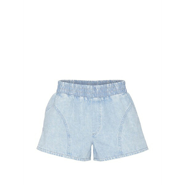 ラグアンドボーン レディース カジュアルパンツ ボトムス Miramar elasticated-waistband denim shorts Blue｜asty