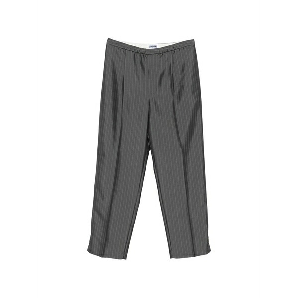 マリアーノ メンズ 心地よいズボン下 ボトムス Pinstripe trousers Grey