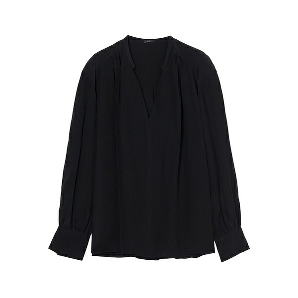 ジョセフ レディース プルオーバー トップス V-neck balloon-sleeve blouse Black