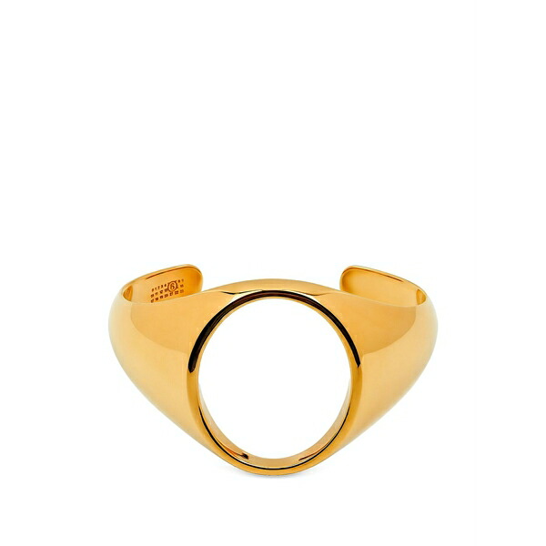 マルタンマルジェラ メンズ ブレスレット・バングル・アンクレット 付属物 Cut-out rigid bracelet Gold