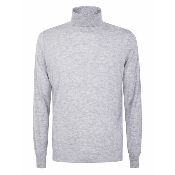 フィリッポ デ ラウレンティス メンズ 編み物\u0026プルオーバー アウター Turtleneck wool sweater Grey