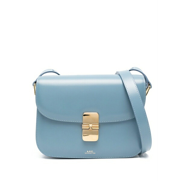 アーペーセー レディース ショルダーバッグ 御徒面子 Small grace crossbody bag Blue
