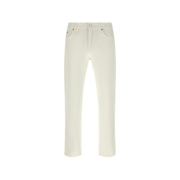 デパートメントファイブ メンズ ジーンズズボン下 ボトムス Garment-dyed straight jeans Neutrals