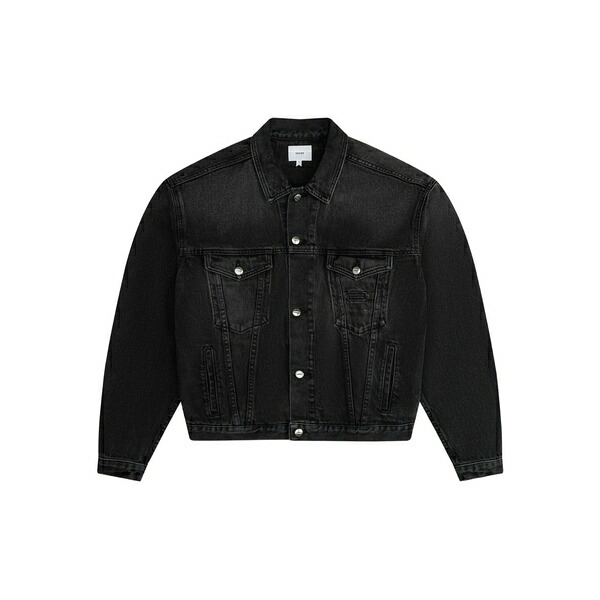 ルード レディース 上衣＆上衣 アウター Buttoned denim jacket Black