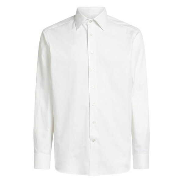 エトロ メンズ プルオーバー トップス Classic-collar shirt White