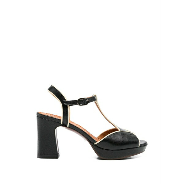 チエミハラ レディース サンダル シューズ Keduni t-赤ちょうちん platform sandals Black