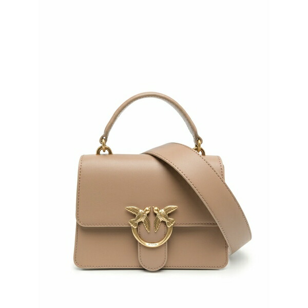 ピンコ レディース トートバッグ 御徒面子 Love one mini tote bag Brown