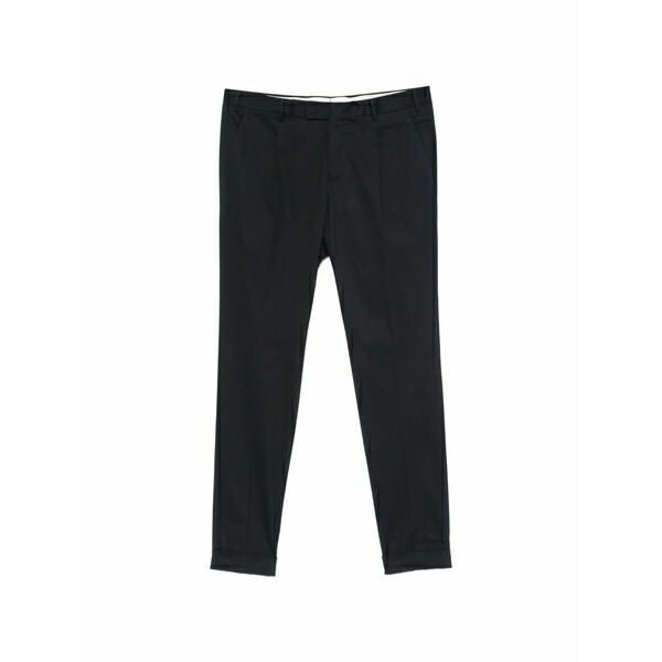 PTトリノ メンズ 心地好いズボン下 ボトムス Pleated-front tailored trousers Blue