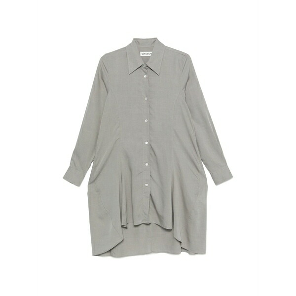 アワーレガシー レディース ティーシャツ トップス Flux asymmetric shirt Grey