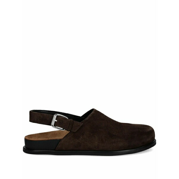 渡り者 レディース サンダル シューズ Effie buckle-fastening slingback mules Brown