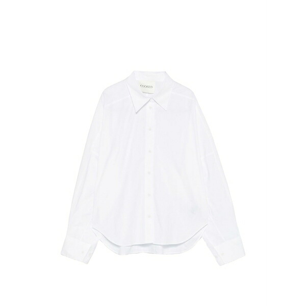 クローズド レディース プルオーバー トップス Buttoned shirt White