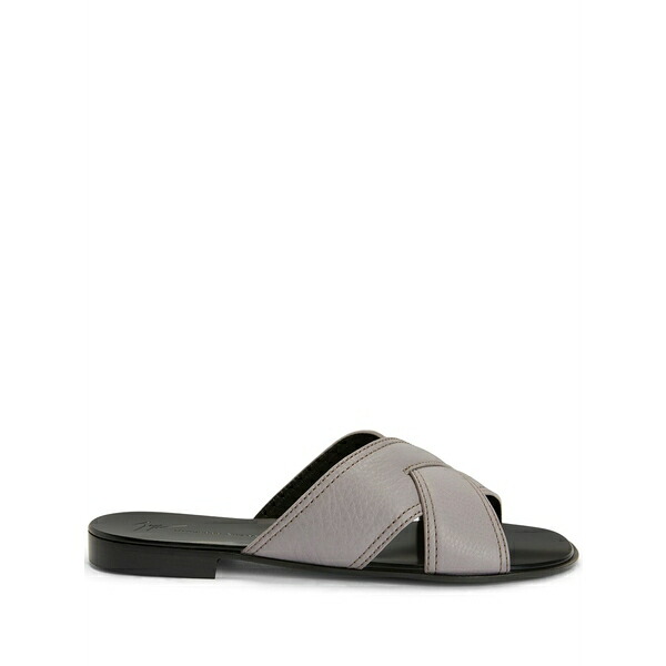 ジュゼッペザノッティ メンズ サンダル シューズ Flavio crossover-straps leather sandals Grey