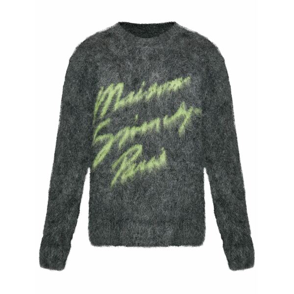 ジバンシー メンズ 編み物\u0026スウェーター アウター Logo-jacquard sweater  Grey