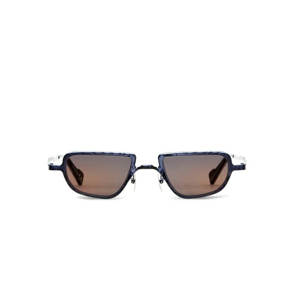 クボラウム メンズ サングラス・アイウェア 付属物 Z28 geometric-frame sunglasses Grey