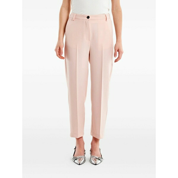 ヴィコロ レディース 心地よいズボン下 ボトムス Pressed-crease tailored trousers Pink