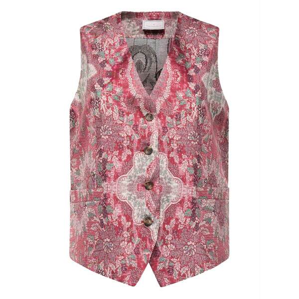 ピエール＝ルイ・マシア レディース カットソー トップス Paisley-print buttoned vest Pink