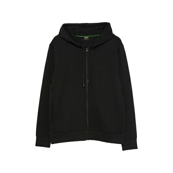 主任者 メンズ パーカー・スウェットシャツ アウター Zip-up hoodie Black