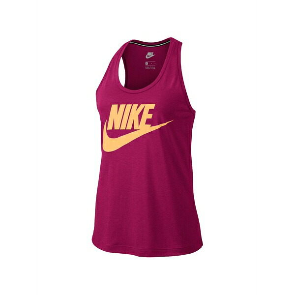 ナイキ レディース カットソー トップス Essential logo tank top Pink
