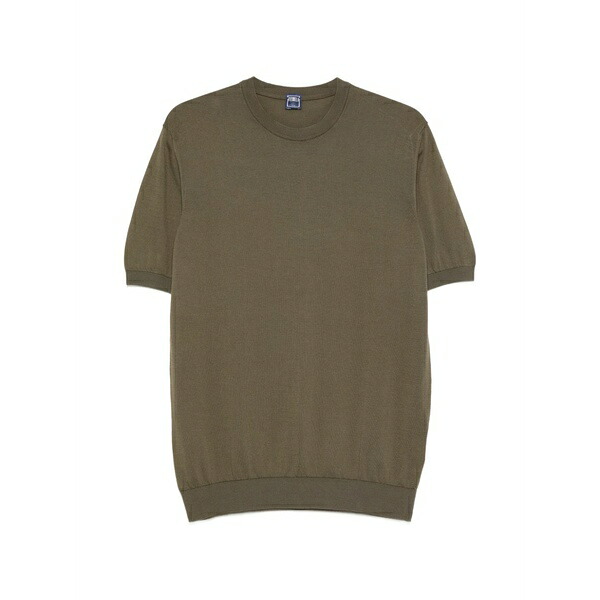 フェデーリ メンズ ティーシャツ トップス Crew-neck t-shirt Green