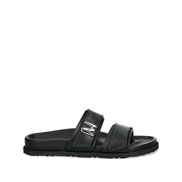 エムエスジイエム レディース サンダル シューズ Flat slides Black