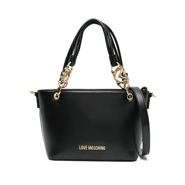 優しいこと モスキーノ レディース トートバッグ 御徒面子 Jewel tote bag Black