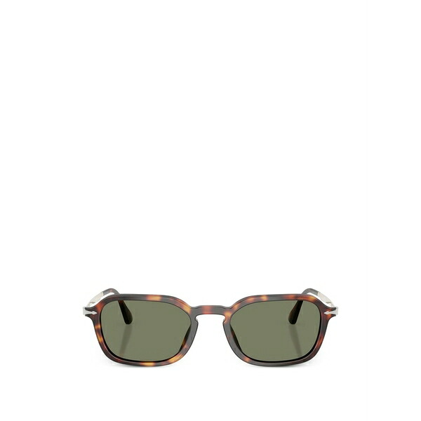 ペルソル メンズ サングラス・アイウェア 付属物 Geometric metals alloys sunglasses Brown