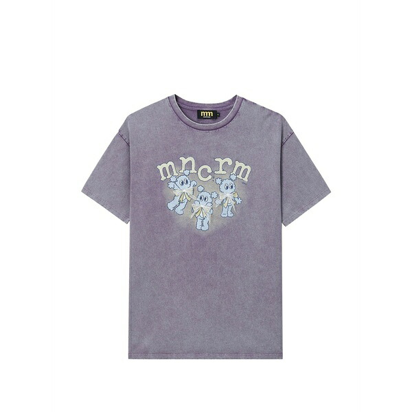 ミニ皮膚軟化剤 レディース プルオーバー トップス Graphic-print bow-detail t-shirt Purple