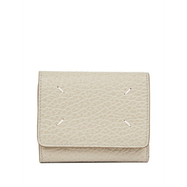 マルタンマルジェラ メンズ 金入れ 付属物 Four stitches zip wallet Neutrals