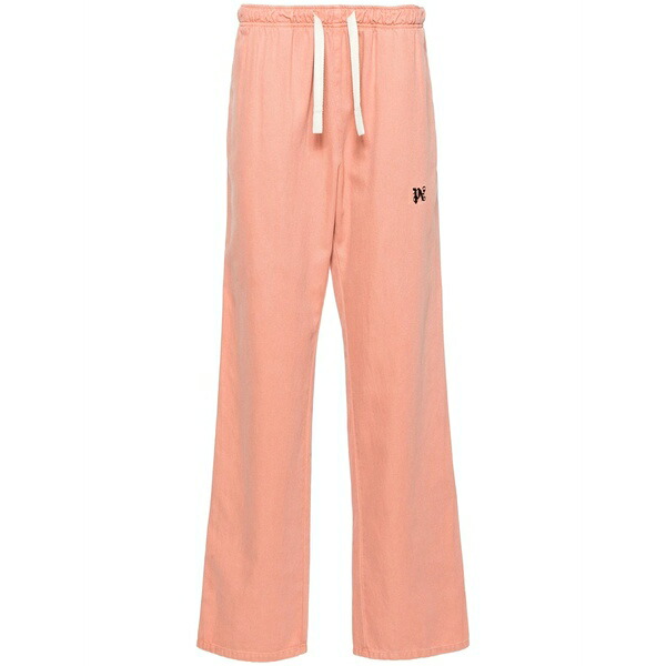 パーム・エンジェルス メンズ 心地よいズボン下 ボトムス Mid-rise straight-leg trousers Pink