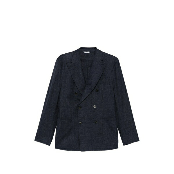 ボリオリ メンズ 上衣＆上衣 アウター Double-breasted pocket jacket Blue