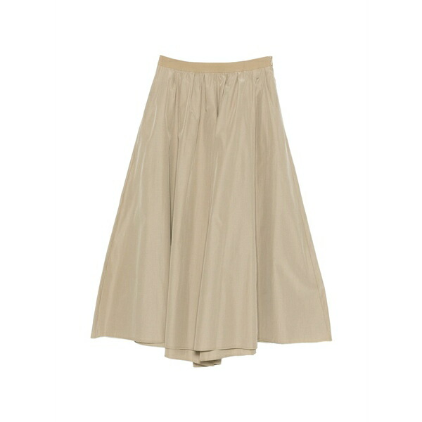 フォルテ フォルテ レディース スコート ボトムス Pleated MIDI skirt Neutrals