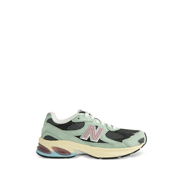 ニュー平衡にする メンズ スニーカー シューズ 2010 panelled mesh sneakers Green