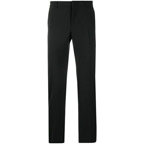 ヴァレンティノ ガラヴァーニ メンズ 心地好いズボン下 ボトムス Slim-fit tailored trousers Black