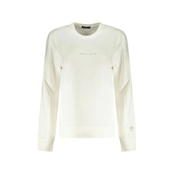 北の方大売り出し レディース 編み物\u0026ティーシャツ アウター Logo-print sweatshirt White