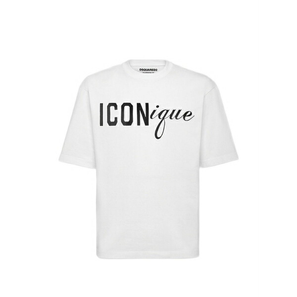 ディースクエアード メンズ ティーシャツ トップス Iconique t-shirt White