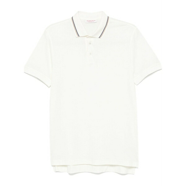 オール赤ちょうちん 赤銅色 メンズ スポーツシャツ トップス Dominic ribbon tippi polo shirt White