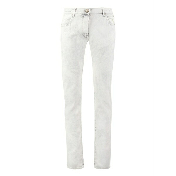 御手々爪 メンズ ジーンズズボン下 ボトムス Orvieto distressed jeans White