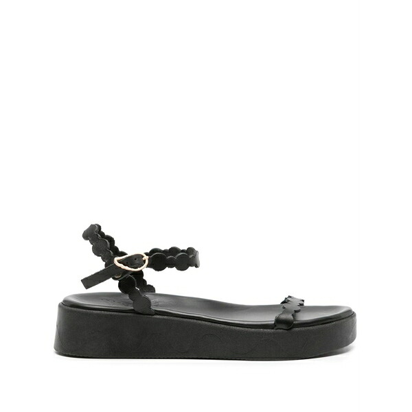 アンシエントグリークサンダル レディース サンダル シューズ Toxo 40粍 leather sandals Black