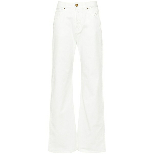 ピンコ レディース ジーンズズボン下 ボトムス Wanda high-rise wide-leg jeans White