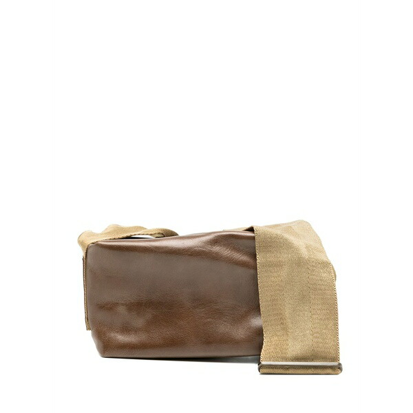 ユマ・一 レディース ショルダーバッグ 御徒面子 Faux-leather shoulder bag Brown